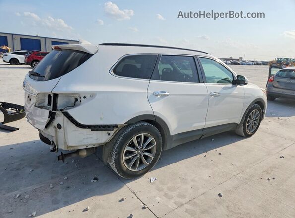 KM8SM4HF9HU201151 2017 HYUNDAI SANTA White Задня права чверть