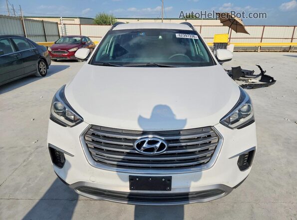 KM8SM4HF9HU201151 2017 HYUNDAI SANTA White Вид спереду