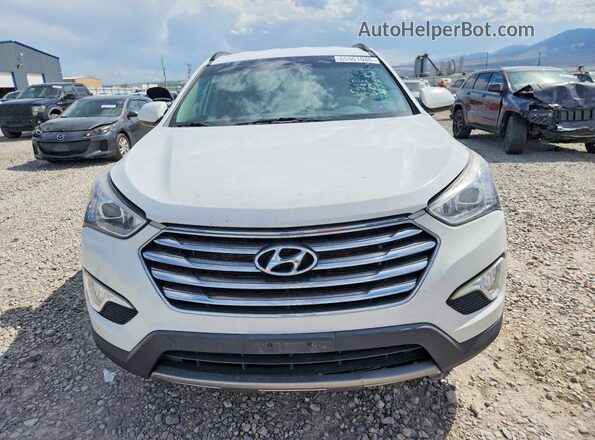 KM8SM4HFXGU155053 2016 HYUNDAI SANTA White Front view