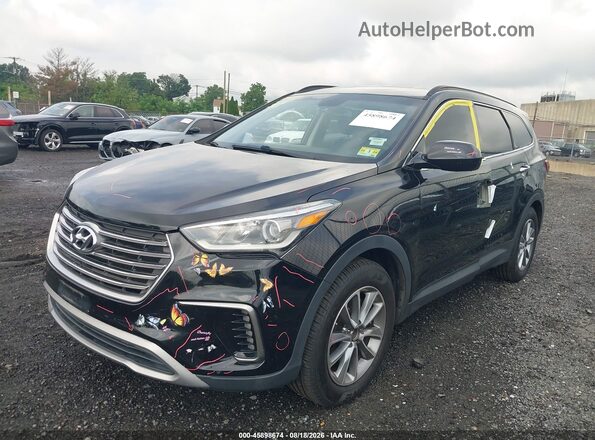 KM8SM4HFXHU223448 2017 HYUNDAI SANTA FE Black წინა ხედი