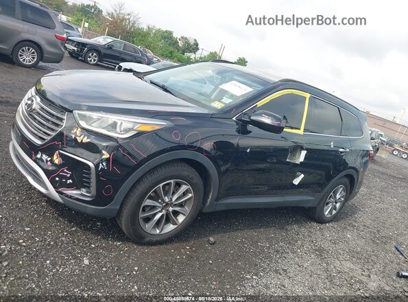 KM8SM4HFXHU223448 2017 HYUNDAI SANTA FE Black სალონის 360-გრადუსიანი ხედი