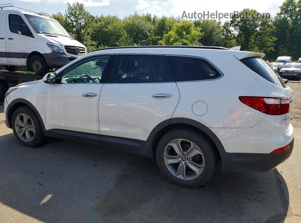 KM8SMDHF0GU145809 2016 HYUNDAI SANTA White Rear left