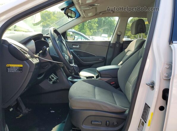 KM8SMDHF0GU145809 2016 HYUNDAI SANTA White Front interior view