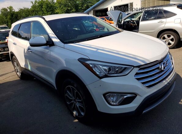 KM8SMDHF0GU145809 2016 HYUNDAI SANTA White Front right