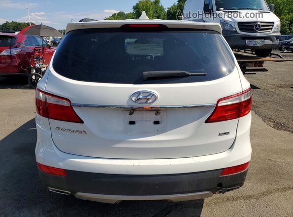 KM8SMDHF0GU145809 2016 HYUNDAI SANTA White Rear view