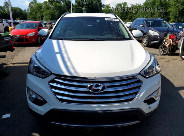 KM8SMDHF0GU145809 2016 HYUNDAI SANTA White Front view