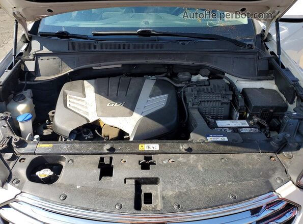 KM8SMDHF0GU145809 2016 HYUNDAI SANTA White Engine compartment view