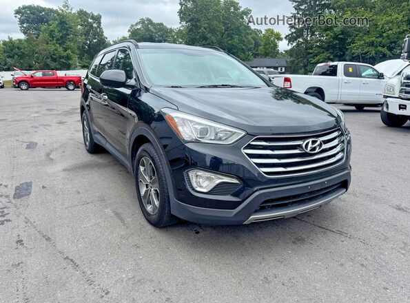 KM8SMDHF0GU153067 2016 HYUNDAI SANTA Черный Передняя правая четверть
