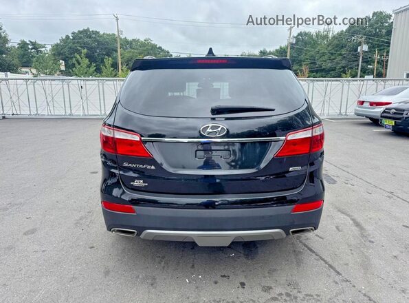 KM8SMDHF0GU153067 2016 HYUNDAI SANTA Черный Вид спереди