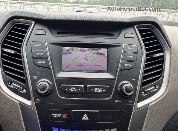 KM8SMDHF0GU153067 2016 HYUNDAI SANTA Черный Вид щитка приборов