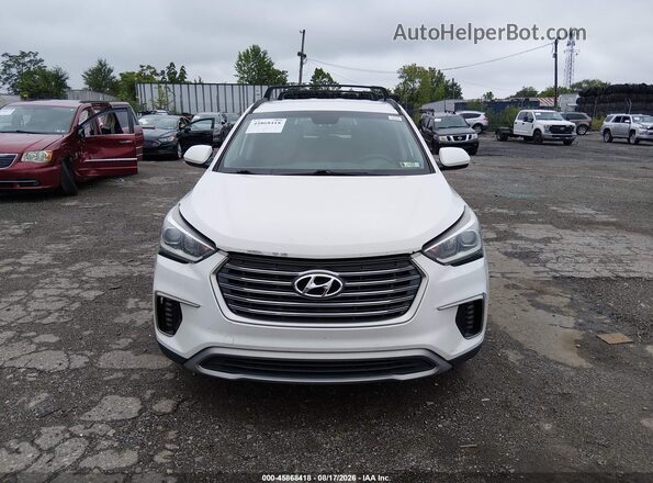 KM8SMDHF0HU224057 2017 HYUNDAI SANTA FE White Սալոնի հետևի տեսք