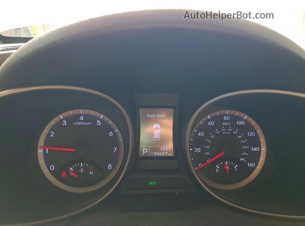 KM8SMDHF2GU144077 2016 HYUNDAI SANTA Серебряный Вид щитка приборов