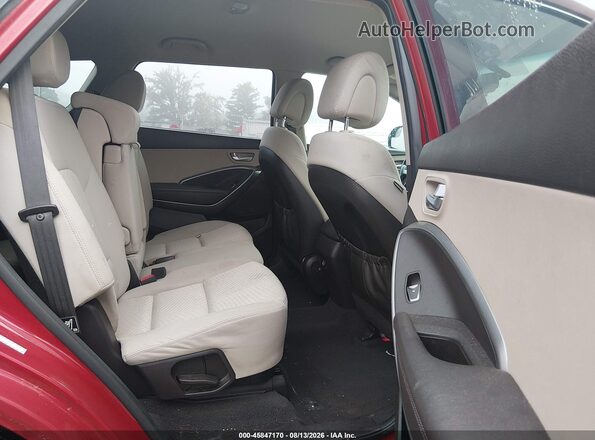 KM8SMDHF2GU161512 2016 HYUNDAI SANTA FE Red Widok naklejki z numerem VIN