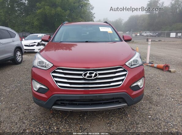 KM8SMDHF2GU161512 2016 HYUNDAI SANTA FE Red Widok zestawu wskaźników