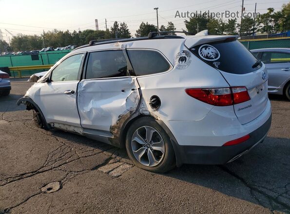KM8SMDHF3GU147828 2016 HYUNDAI SANTA White Trasero izquierdo