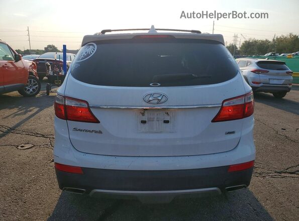 KM8SMDHF3GU147828 2016 HYUNDAI SANTA White Vista trasera