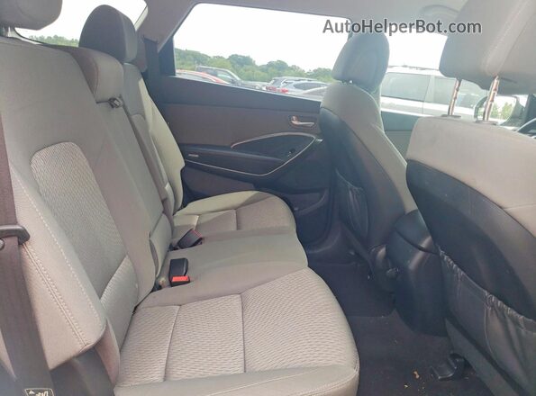 KM8SMDHF3HU210573 2017 HYUNDAI SANTA Silver Vista de los asientos traseros