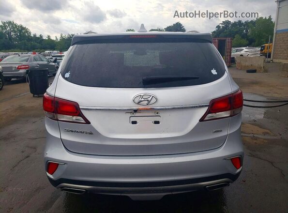 KM8SMDHF3HU210573 2017 HYUNDAI SANTA Silver Vista trasera