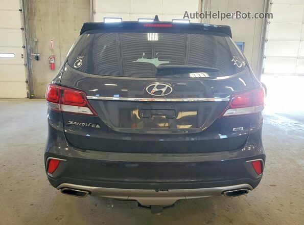 KM8SMDHF3JU292634 2018 HYUNDAI SANTA Black Widok z tyłu