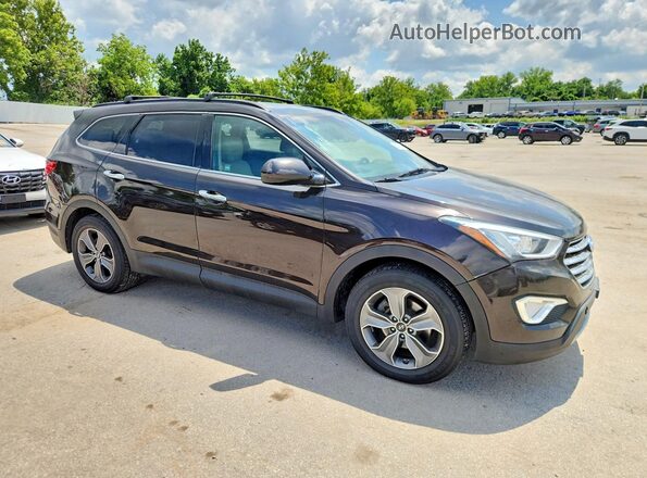 KM8SMDHF5GU153579 2016 HYUNDAI SANTA Коричневый Передняя правая четверть