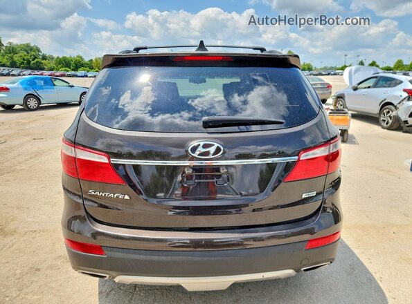 KM8SMDHF5GU153579 2016 HYUNDAI SANTA Коричневый Вид сзади
