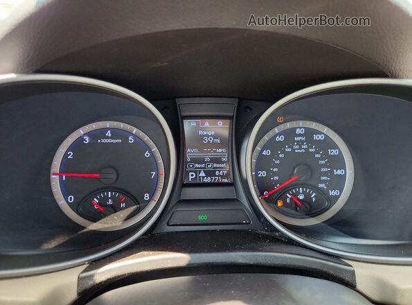 KM8SMDHF5GU153579 2016 HYUNDAI SANTA Коричневый Вид щитка приборов