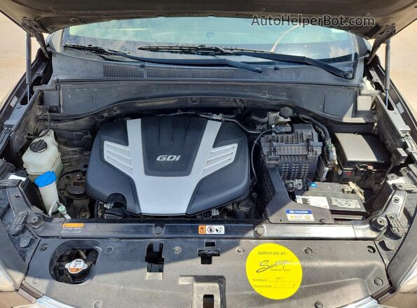 KM8SMDHF5GU153579 2016 HYUNDAI SANTA Коричневый Вид подкапотного пространства