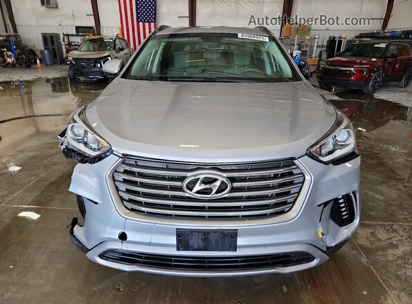 KM8SMDHF5HU202586 2017 HYUNDAI SANTA Silver Widok z przodu