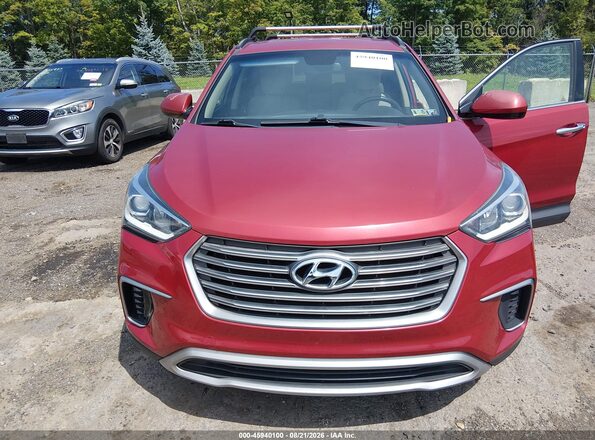 KM8SMDHF6HU183675 2017 HYUNDAI SANTA FE Red Вид спереду
