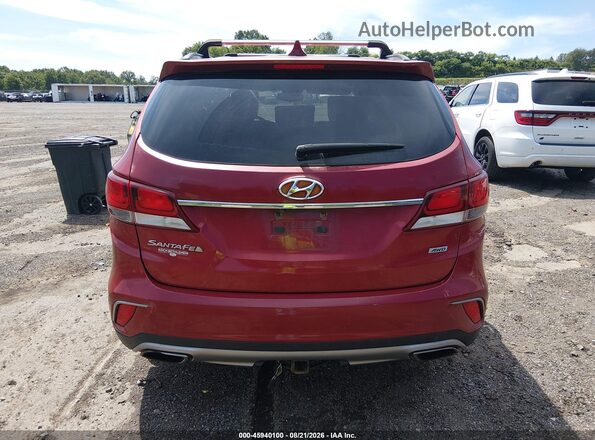 KM8SMDHF6HU183675 2017 HYUNDAI SANTA FE Red 