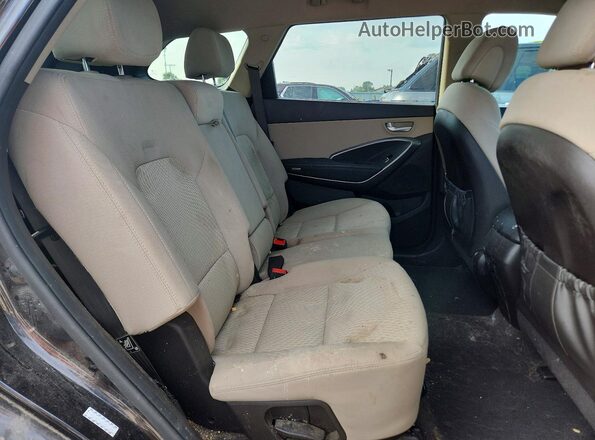 KM8SMDHF6JU263208 2018 HYUNDAI SANTA Black Սալոնի հետևի տեսք