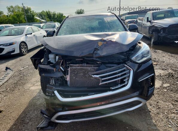 KM8SMDHF6JU263208 2018 HYUNDAI SANTA Black Դիմացի տեսք