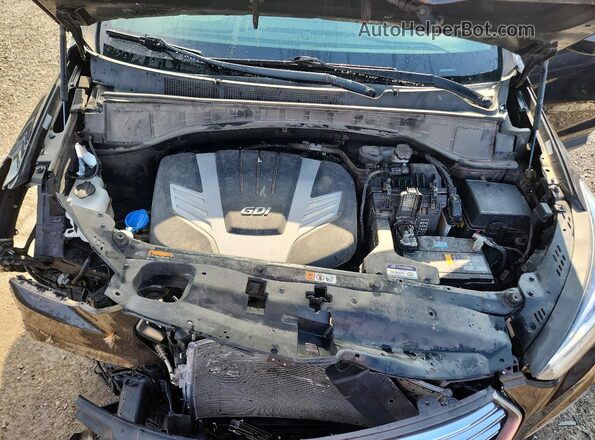 KM8SMDHF6JU263208 2018 HYUNDAI SANTA Black Շարժիչի բաժամունքի տեսք
