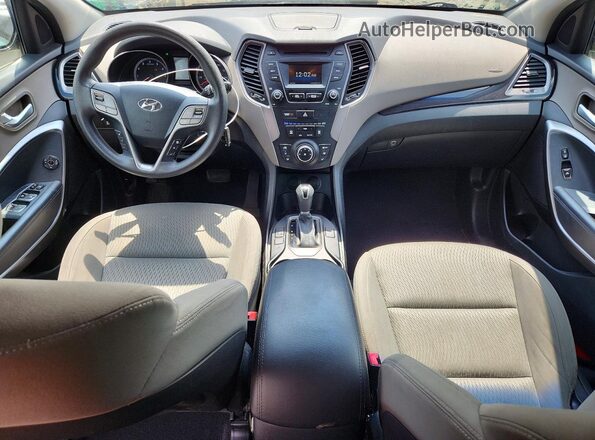KM8SMDHF7GU149534 2016 HYUNDAI SANTA Gray 