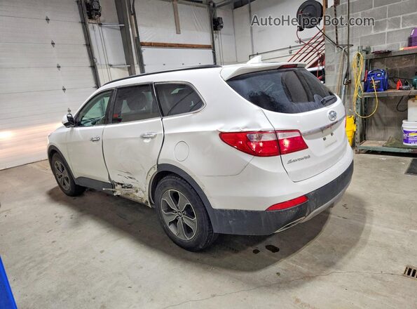 KM8SMDHF7GU156189 2016 HYUNDAI SANTA White Tył lewy