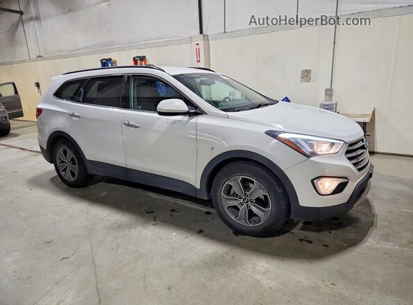 KM8SMDHF7GU156189 2016 HYUNDAI SANTA White Przód prawy