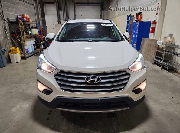 KM8SMDHF7GU156189 2016 HYUNDAI SANTA White Widok z przodu