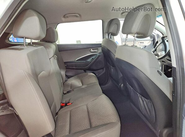 KM8SMDHF7GU156189 2016 HYUNDAI SANTA White Widok wnętrza z tyłu