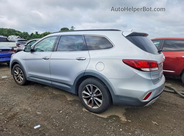 KM8SMDHF7HU178632 2017 HYUNDAI SANTA Silver Rear left