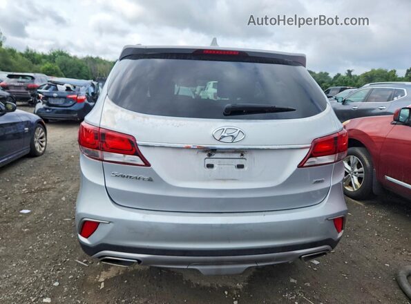 KM8SMDHF7HU178632 2017 HYUNDAI SANTA Silver Rear view
