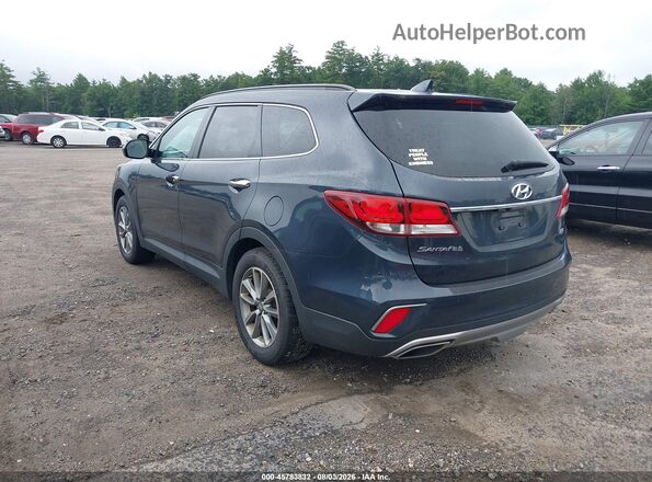 KM8SMDHF7HU224525 2017 HYUNDAI SANTA FE Gray Задня ліва чверть