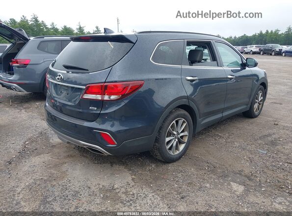 KM8SMDHF7HU224525 2017 HYUNDAI SANTA FE Gray Задня права чверть