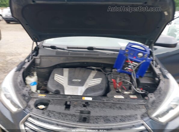 KM8SMDHF7HU224525 2017 HYUNDAI SANTA FE Gray Вид ззаду