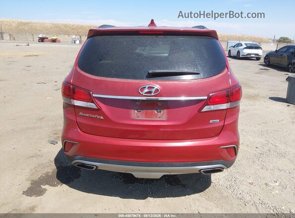 KM8SMDHF8HU176498 2017 HYUNDAI SANTA FE Red 