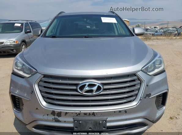 KM8SMDHF8HU201447 2017 HYUNDAI SANTA FE Silver Vista del cuadro de instrumentos