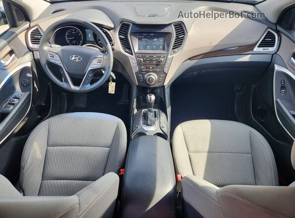 KM8SMDHF8HU251734 2017 HYUNDAI SANTA Silver Вид панелі приладів