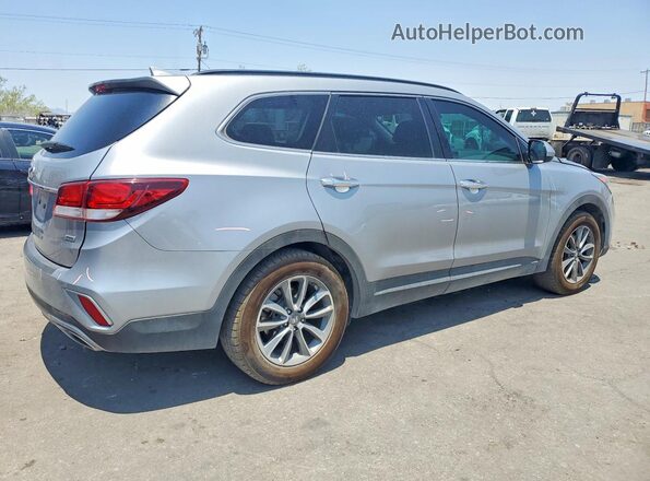 KM8SMDHF8KU300017 2019 HYUNDAI SANTA Silver Tył prawy