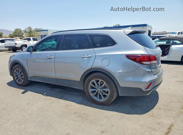 KM8SMDHF8KU300017 2019 HYUNDAI SANTA Silver Tył lewy