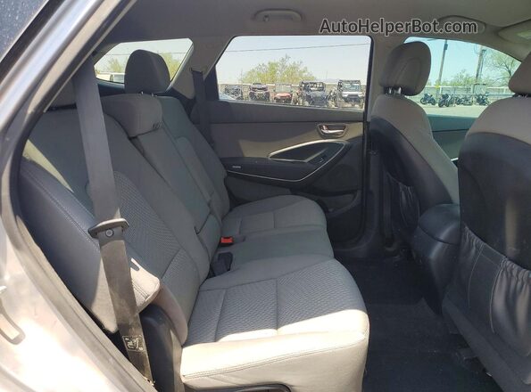 KM8SMDHF8KU300017 2019 HYUNDAI SANTA Silver Widok wnętrza z tyłu