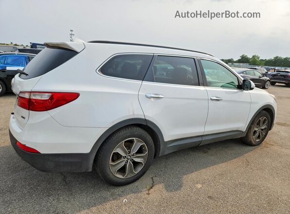 KM8SMDHF9GU152998 2016 HYUNDAI SANTA White Tył prawy